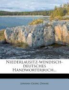 Niederlausitz-wendisch-deutsches Handwörterbuch