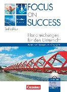 Focus on Success - 3rd edition, Erweiterte Ausgabe, B1/B2: 11./12. Jahrgangsstufe, Handreichungen für den Unterricht, Mit 2 Audio-CDs und DVD-ROM