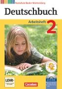 Deutschbuch, Sprach- und Lesebuch, Realschule Baden-Württemberg 2012, Band 2: 6. Schuljahr, Arbeitsheft mit Lösungen und Übungs-CD-ROM