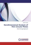 Nondimensional Analysis of Thin Circular Plates