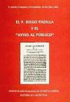 El p. Diego Padilla y el "Aviso al público"