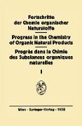 Fortschritte der Chemie organischer Naturstoffe