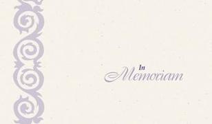 In Memoriam Cards, Pack of 25 [With Envelope]