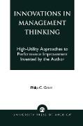 Innovations in Management Thinking
