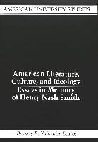 American Literature, Culture, and Ideology