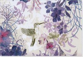 Note Card Hummingbird