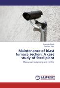 Maintenance of blast furnace section: A case study of Steel plant