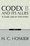 Codex B and Its Allies: Part II