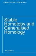 Stable Homotopy and Generalised Homology