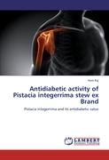 Antidiabetic activity of Pistacia integerrima stew ex Brand