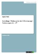 Schellings "Philosophie der Offenbarung": Vorlesungen 24 ¿ 27