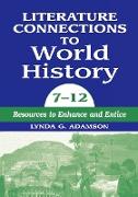 Literature Connections to World History 712