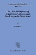 Das Veranlassungsprinzip in der Finanzverfassung der Bundesrepublik Deutschland