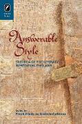 Answerable Style: The Idea of the Literary in Medieval England