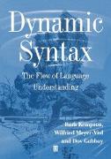 Dynamic Syntax