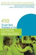 450 Single Best Answers in the Clinical Specialities