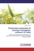 Production potential of summer mungbean cultivars in India