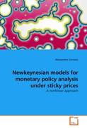 Newkeynesian models for monetary policy analysis under sticky prices