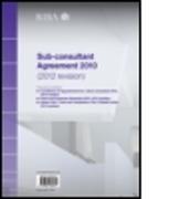 RIBA Sub-consultant Agreement 2010 (2012 Revision) Pack of 10