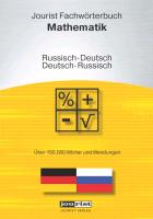 Jourist Fachwörterbuch Mathematik Russisch-Deutsch, Deutsch-Russisch