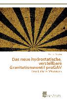 Das neue hydrostatische, verstellbare Gravitationsventil proGAV