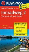 KOMPASS Fahrrad-Tourenkarte Innradweg 2, von Innsbruck nach Passau 1:50.000