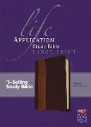 NKJV Life Application Study Bible Large Print, Brown/Tan