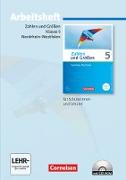 Zahlen und Größen, Nordrhein-Westfalen Kernlehrpläne - Ausgabe 2013, 5. Schuljahr, Arbeitsheft mit eingelegten Lösungen und CD-ROM