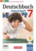 Deutschbuch Gymnasium, Niedersachsen, 7. Schuljahr, Arbeitsheft mit Lösungen und Übungs-CD-ROM