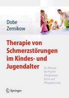 Therapie von Schmerzstörungen im Kindes- und Jugendalter