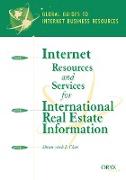 Internet Resources and Services for International Real Estate Information