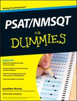 PSAT / NMSQT for Dummies