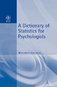 A Dictionary of Statistics for Psychologists