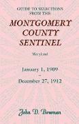 Guide to Selections from the Montgomery County Sentinel, Jan. 1 1909 - Dec. 27, 1912