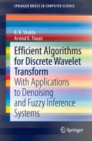 Efficient Algorithms for Discrete Wavelet Transform