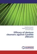 Efficacy of denture cleansers against Candida albicans