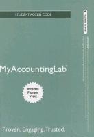 New Mylab Accounting with Pearson Etext -- Standalone Access Card -- For Horngren's Financial & Managerial Accounting