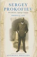 Diaries 1924-1933: Prodigal Son