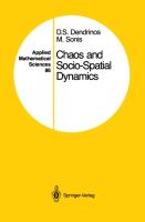 Chaos and Socio-Spatial Dynamics