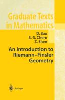 An Introduction to Riemann-Finsler Geometry