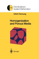 Homogenization and Porous Media