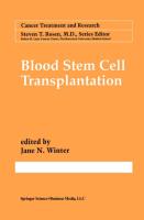 Blood Stem Cell Transplantation
