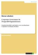 Corporate Governance in Nonprofit-Organisationen