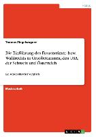 Die Einführung des Frauenstimm- bzw. Wahlrechts in Großbritannien, den USA, der Schweiz und Österreich