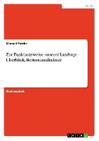 Zur Funktionsweise unserer Landtage - Überblick, Bestandsaufnahme