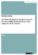 Der Wohnsuburbanisierungsprozess in der Bundesrepublik Deutschland und seine Folgen für die Kernstädte