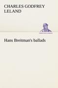 Hans Breitman's ballads