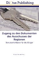 Zugang zu den Dokumenten des Ausschusses der Regionen