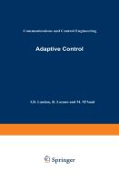 Adaptive Control