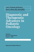 Diagnostic and Therapeutic Advances in Pediatric Oncology